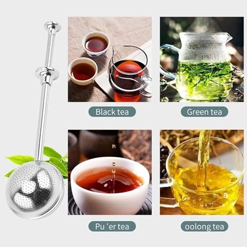 BELLOX ENTERPRISE Bellox Twisting Tea Infuser - Stainless Steel Loose Leaf Green Tea Filter - Image 5