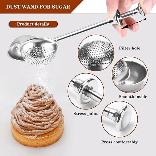BELLOX ENTERPRISE Bellox Twisting Tea Infuser - Stainless Steel Loose Leaf Green Tea Filter - Image 4