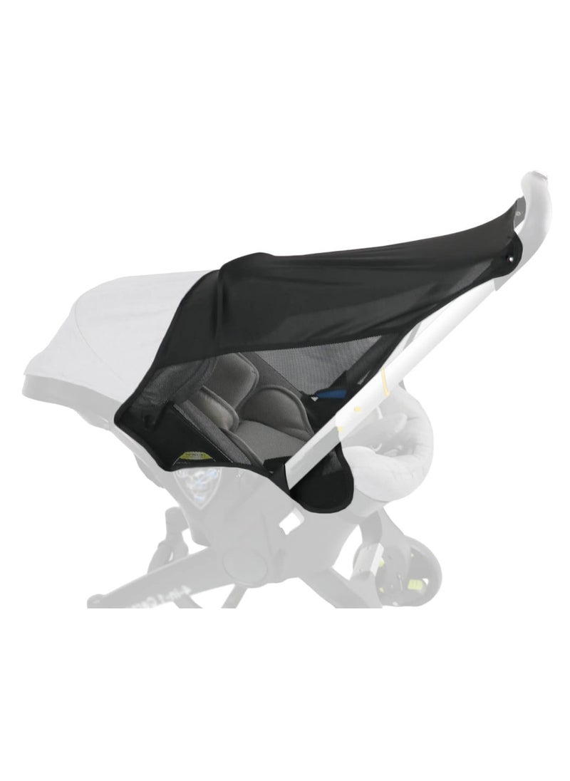 SYOSI Stroller Sun Shade for Doona Baby Car seat, Pram Sunshade Cover, UV Protection Cover Pushchairs Strollers Functional Sleep Aid Infant Buggy Carrycot, Universal Waterproof  - Image 5