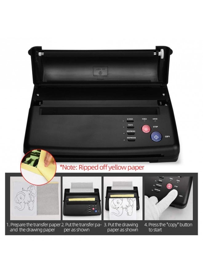 ATOMUS Tattoo Transfer Stencil Machine Copier Printer  - Image 5