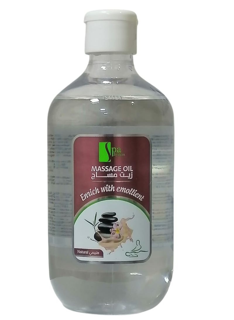 سبا سيستم زيت التدليك الطبيعي 500 مل