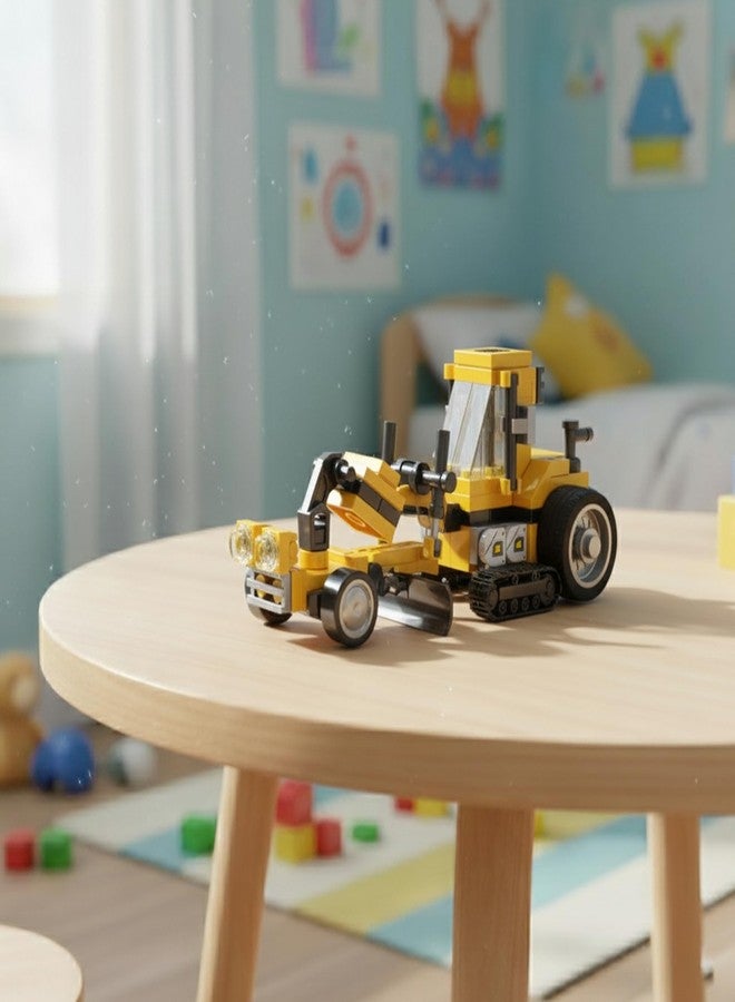 ThinkerPlace STEM Construction Vehicle Building Blocks Set (99 Pcs) | DIY Grader Toy for Kids 7+ Years (Boys & Girls) | Educational Engineering Toy | Creativity & Problem Solving - Image 3