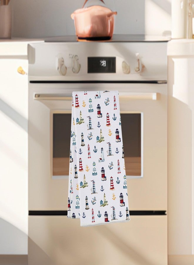 G2TUP Lighthouse Kitchen & Hand Towels - Anchor Towels - Housewarming Gift - Image 3