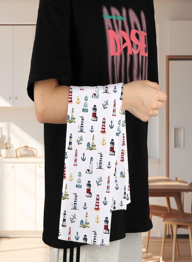 G2TUP Lighthouse Kitchen & Hand Towels - Anchor Towels - Housewarming Gift - Image 5