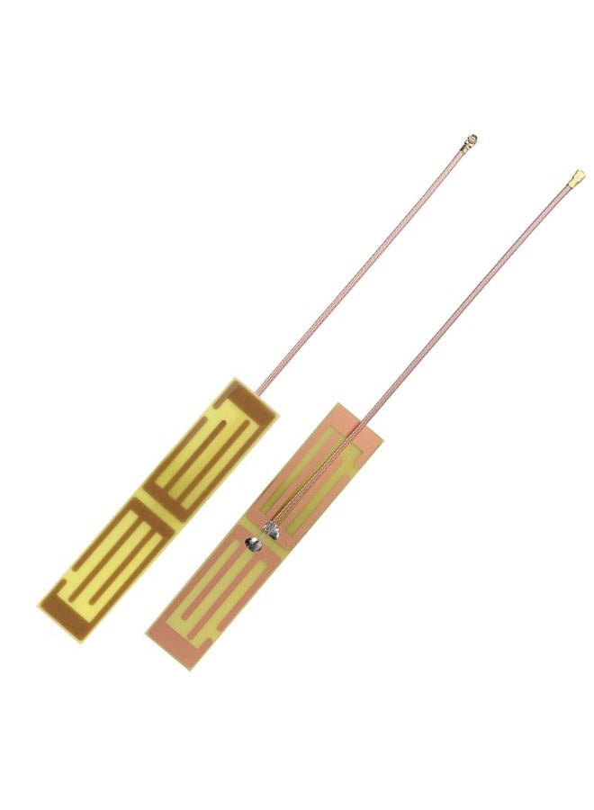 Superbat wlaniot 2.4G Wireless Mini PCI PCI-E WiFi Bluetooth Internal Antenna Built-in Antenna (5dbi,700-2600Mhz,U.FL/IPX Connector,RG178 Cable 4inches) 2pcs - Image 1