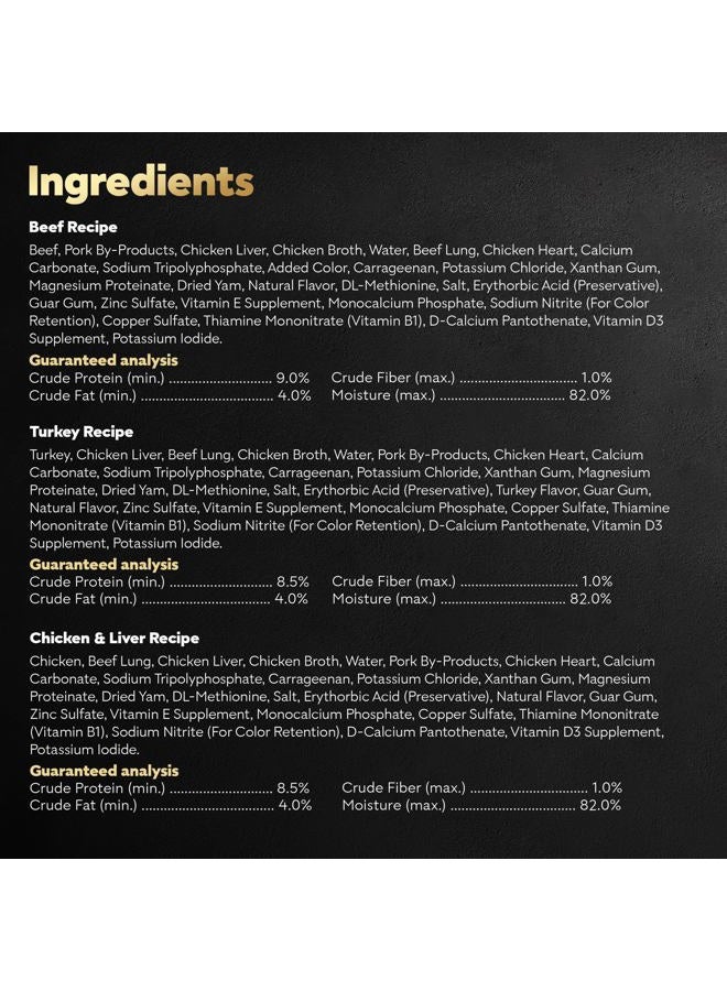 Cesar Wet Dog Food Classic Loaf in Sauce Grilled Chicken, Filet Mignon, Porterhouse Steak, Beef, Chicken & Liver and Turkey Variety Pack 3.5 oz. Easy Peel Trays (36 Count, Pack of 1) - Image 5