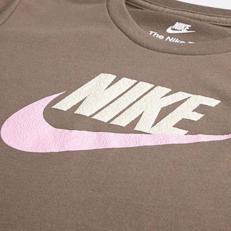 Nike Brown Kids' Club Family T-Shirt  | Best Price UAE