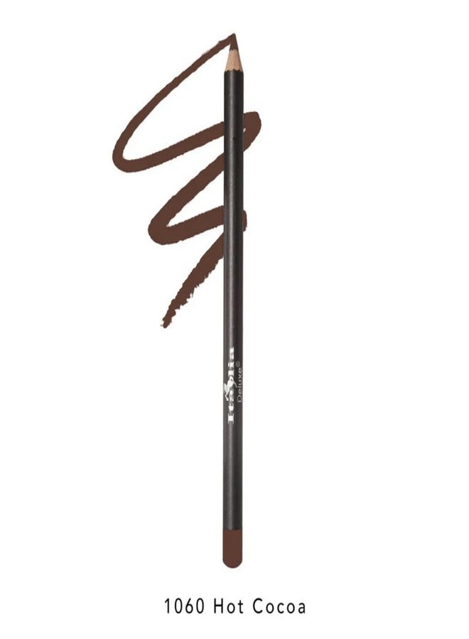 12 pcs Italia-Deluxe Ultra Fine Lip liner, Creamy, Long Lasting, High Pigmented Pencil (1060 Hot Cocoa) - Image 3