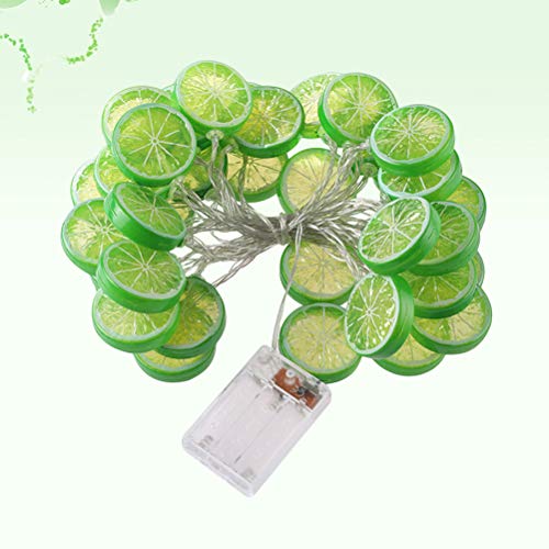 OSALADI Fruit Lemon String Lights Lime Slice String Light 20 LEDs Battery Powered Fairy String for Wedding Home Birthday, Batteries not Included - Image 3