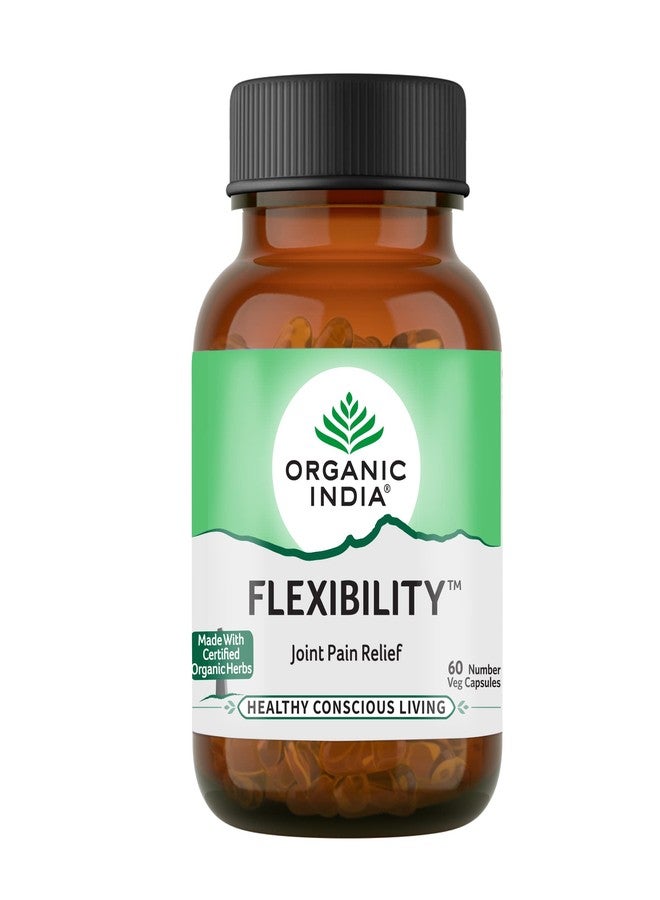 Organic India Joint Pain Relief - Flexibilty 60 Capsules - Image 1