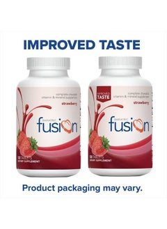 Bariatric Fusion Strawberry Complete Chewable Bariatric Multivitamin with Iron for Bariatric Surgery Patients Including Gastric Bypass and Sleeve Gastrectomy - 120 Tablets  - Image 3