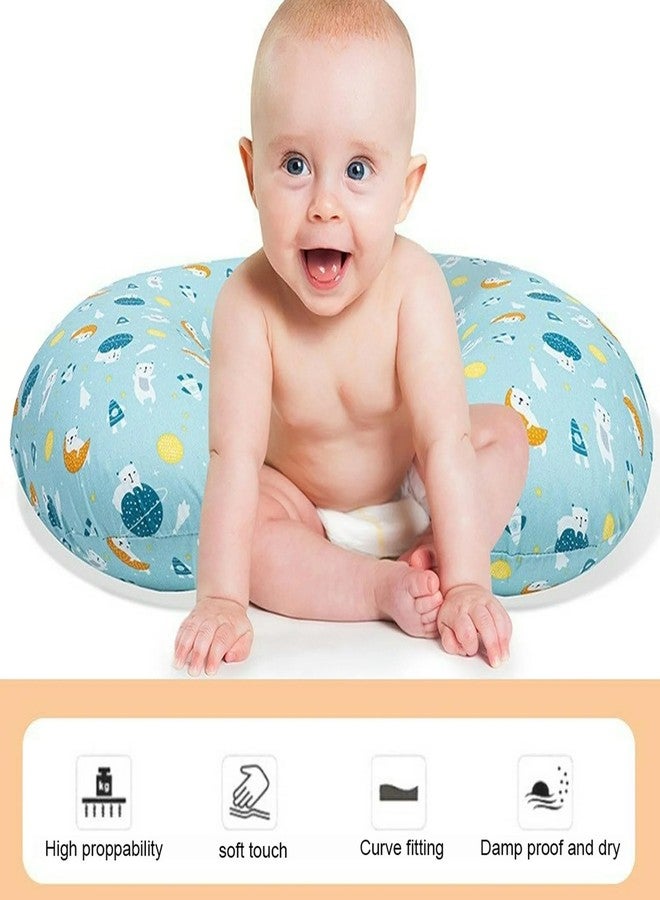 Proliva وسادة بروليفا للرضاعة الطبيعية للأطفال حديثي الولادة مع غطاء قابل للفصل، وسادة رضاعة طبيعية للأم والطفل، مجموعة داعمة للطفل والأم. - Image 3