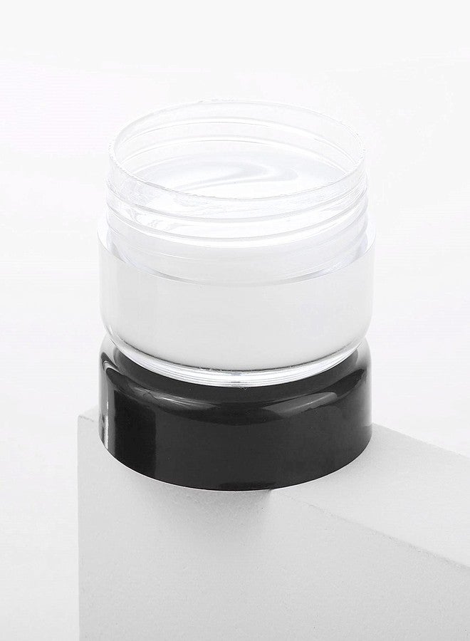 BTYMS 100 Count 10g Small Sample Containers with Lids Plastic Jar Cosmetic Jars Empty Makeup Jars Lip Balm Containers - Black - Image 2