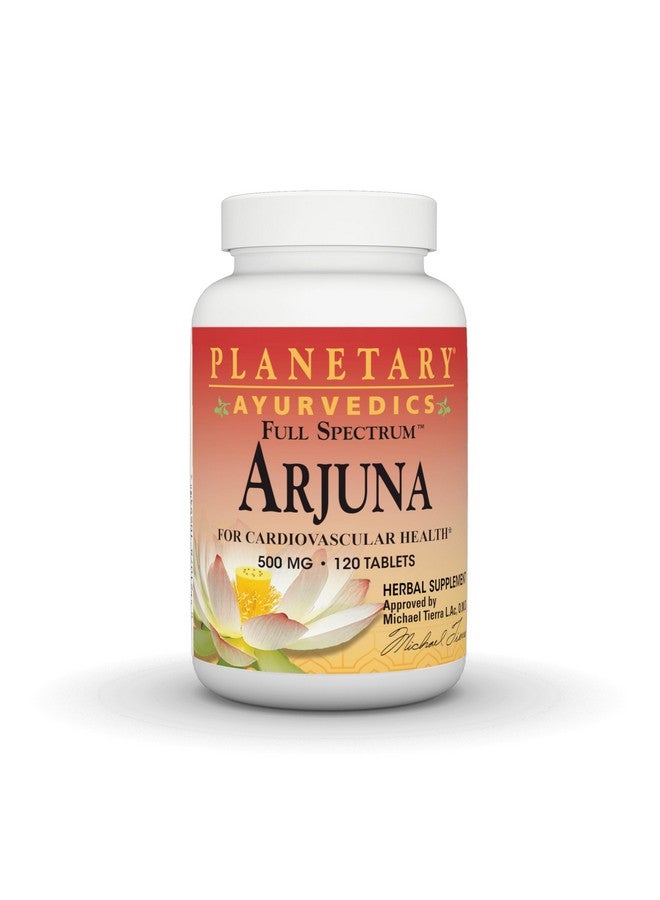 PLANETARY HERBALS Arjuna Full Spectrum Ayurvedic Nutritional Supplement, 550 Mg, 120 Count - Image 1