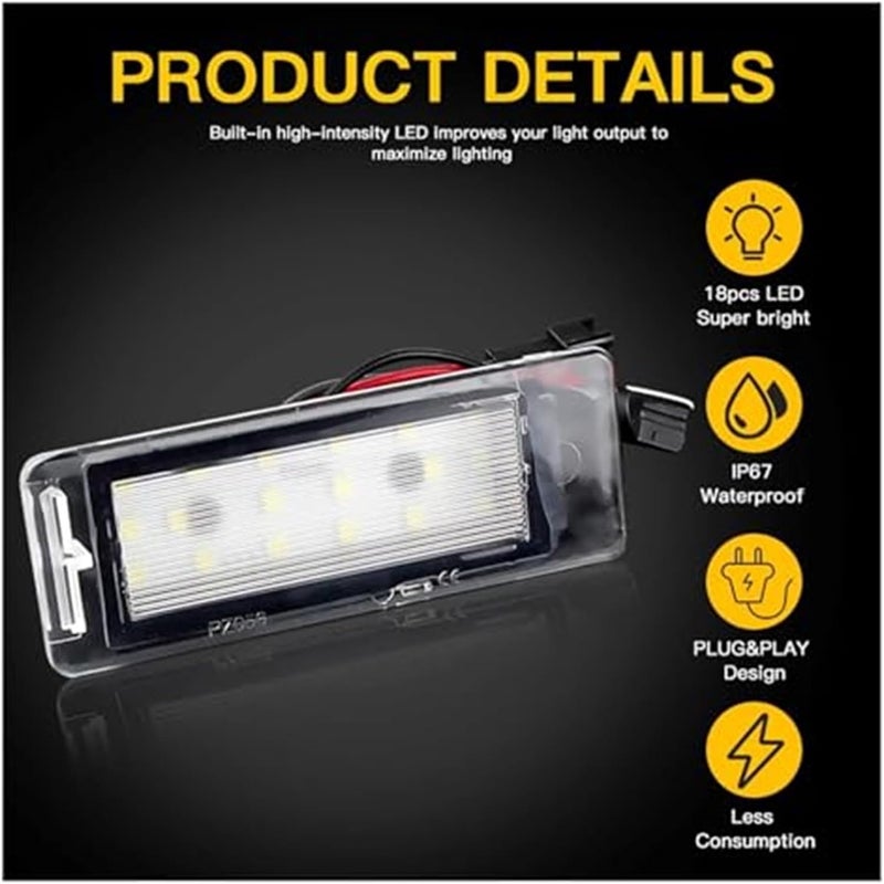 Wivplex 2x License Plate Light for Buick Vehicles - Image 3