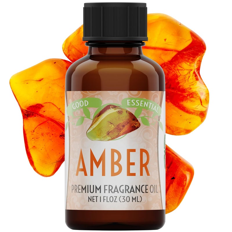 Good Essential Professional Amber Fragrance Oil (1 fl oz, 30ml) - Perfume, Candle & Soap Making, Aromatherapy Diffuser Oil - Image 2