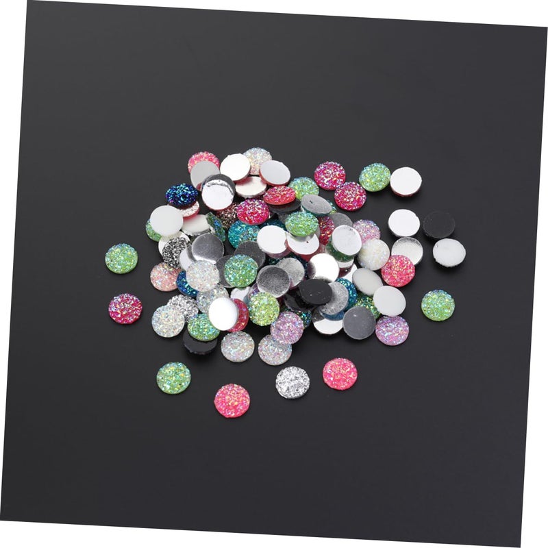 DIY Flatback Resin Cabochons Bulk Crafts Charms For Hair Clip Decorations Assorted Colors - Image 5