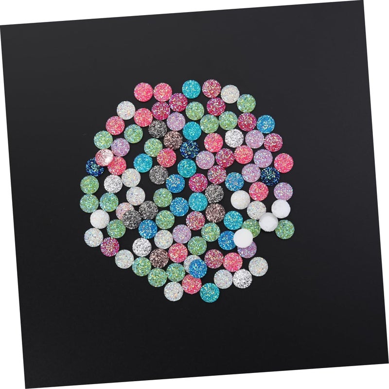 DIY Flatback Resin Cabochons Bulk Crafts Charms For Hair Clip Decorations Assorted Colors - Image 3