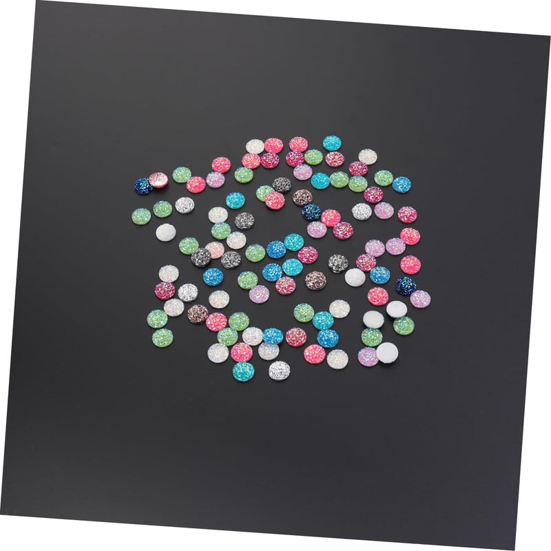 DIY Flatback Resin Cabochons Bulk Crafts Charms For Hair Clip Decorations Assorted Colors - Image 4