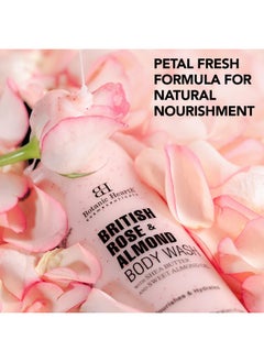 Botanic Hearth British Rose & Almond Body Wash With Shea Butter | Moisturizing Body Wash Shower Gel For Softer, Smoother Skin | Sulfate & Paraben Free | For Women & Men | 245Ml  - Image 3