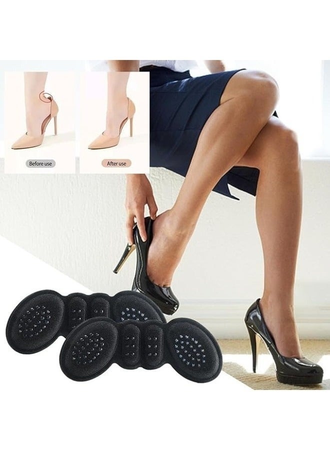 Happy Home 6 Pack Silicone Heel Grips Liner Cushions Inserts for Loose Shoes, Heel Pads Snugs for Shoe Too Big Men Women, Filler Improved Shoe Fit and Comfort, Prevent Heel Slip and Bliste (Black) - Image 4