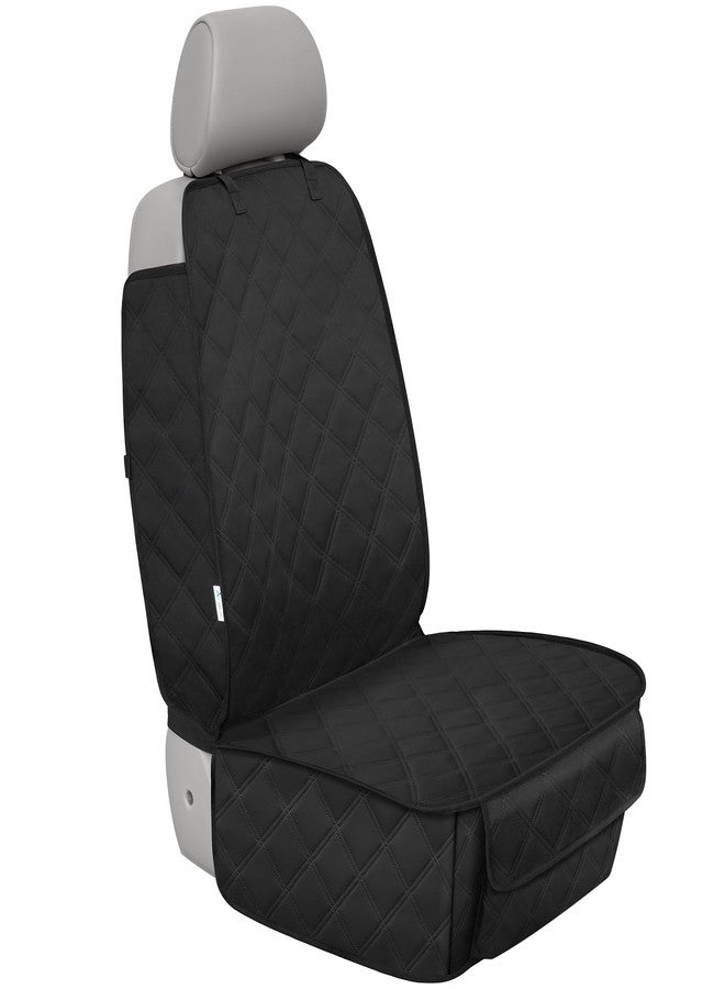 ALLANSING Front Seat Cover with Side Flaps - Waterproof, Durable Captain Seat Protector for Dogs & Humans, Protects from Dirt, Fur, Scratches, Fits Cars, SUVs, Trucks, Minivans(1-Pack) - Image 1