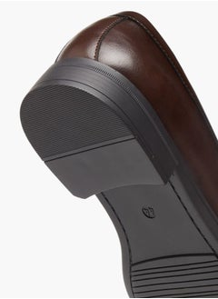 LBL by Shoexpress Men Solid Loafers with Cutout Detail  - Image 5