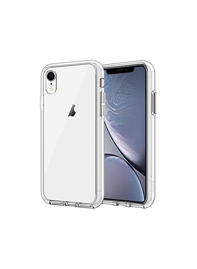 JETech Case for iPhone XR 6.1-Inch, Non-Yellowing Shockproof Phone Bumper Cover, Anti-Scratch Clear Back (Clear) - Image 1