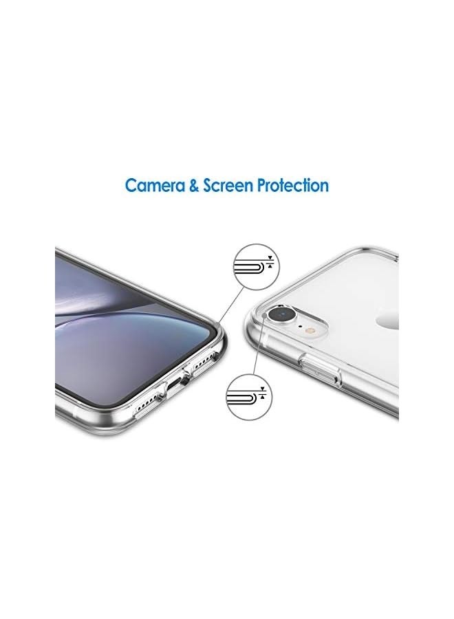 JETech Case for iPhone XR 6.1-Inch, Non-Yellowing Shockproof Phone Bumper Cover, Anti-Scratch Clear Back (Clear) - Image 5