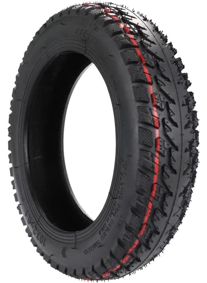 Generic Electric Scooter 10 Inch Off-Road Vacuum Tire 10x2-6.1 Tubeless Tire Pneumatic Tyre with Nozzle  - Image 5