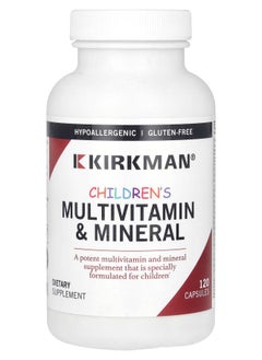 Kirkman Labs Children's Multivitamin & Mineral 120 Capsules 