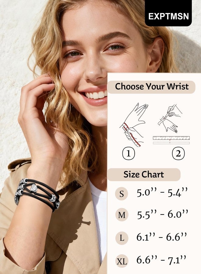 Exptmsn سوار من الخرز متوافق مع سوار ساعة Apple Watch مقاس 38 مم 40 مم 41 مم 42 مم (S10) للنساء، حزام نايلون مضفر بوهو سولو لوب أنيق مع حلي أنيقة بديلة لسلسلة iWatch 10/9/8/SE/7/6/5/4/3 M - Image 2