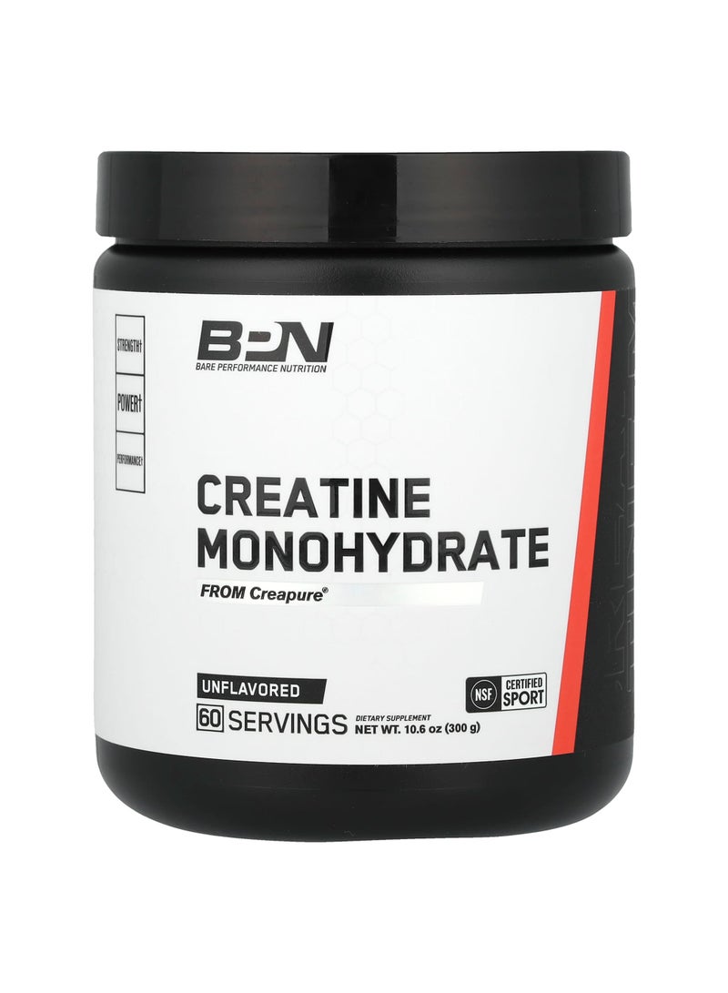Creatine Monohydrate, Unflavored, 10.6 oz (300 g)