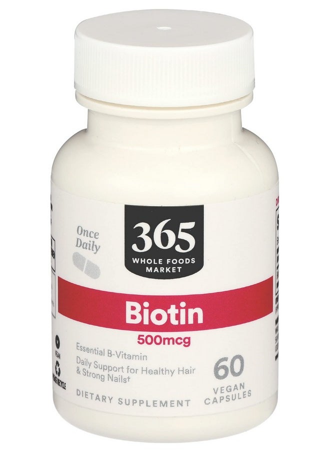 Biotin 500Mcg 60 Veg Capsules - pzsku/Z9D882D98EC3CC34068FCZ/45/_/1695145581/041aedda-c0ae-4ea0-b583-cd4ca0f87655