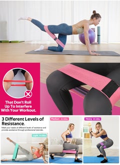XiuWoo 3-Piece Exercise Resistance Loop Bands Set 25x2x13cm 25x2x13cm  - Image 3