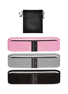 XiuWoo 3-Piece Exercise Resistance Loop Bands Set 25x2x13cm 25x2x13cm  - Image 4