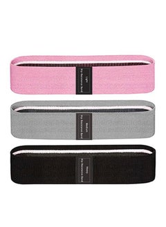 XiuWoo 3-Piece Exercise Resistance Loop Bands Set 25x2x13cm 25x2x13cm  - Image 5