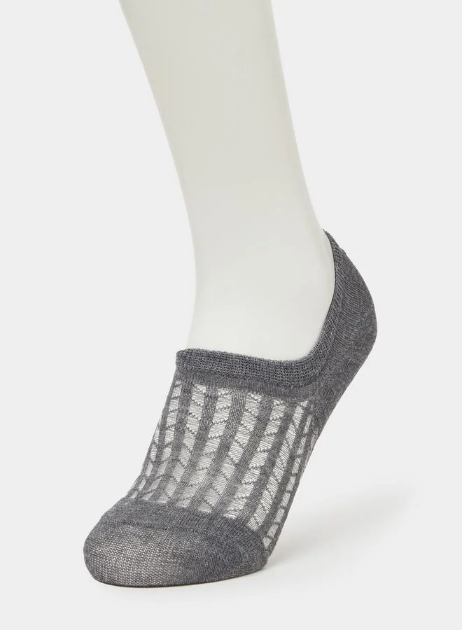 ستايلي Pack of 3 - Breathable Shoe Liner Socks