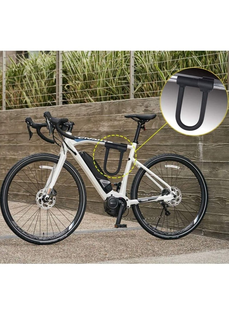 KASTWAVE - Bike U Lock Heavy Duty Anti Theft, Secure Combination Bike U Lock with 16mm Shackle, 4ft Length Security Cable,U Bolt Bike Lock for E-Bike,Mountain Bike,Road Bike(Small) - Image 1
