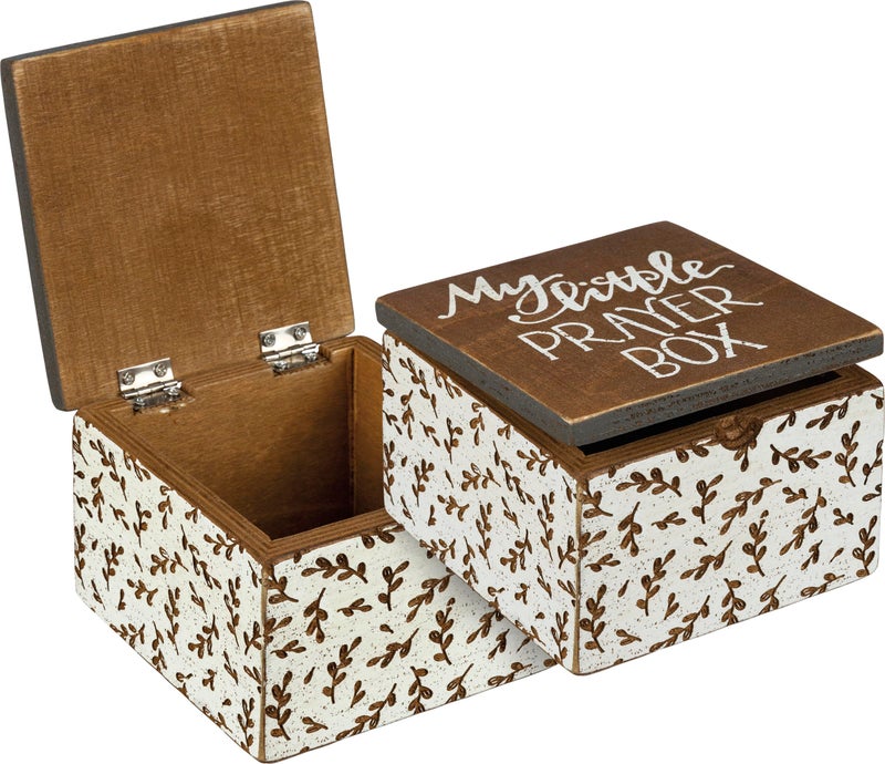 Primitives by Kathy Hinged Wooden Box My Little Prayer Box