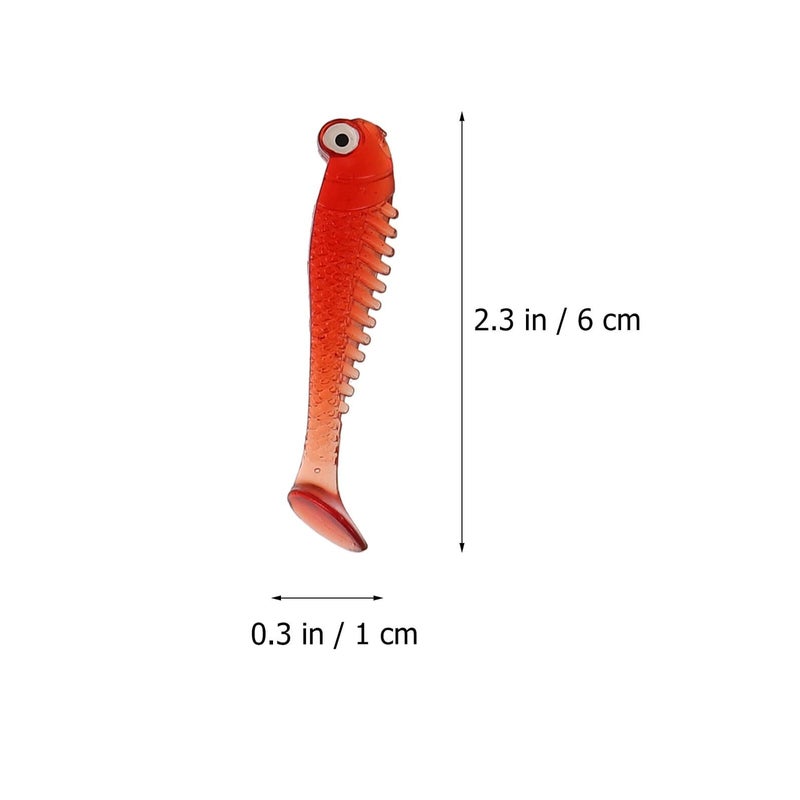 30pcs Soft Plastic Fishing Lures Kit With T Tail Artificial Baits And Storage Box Random Color For Freshwater Saltwater - Image 3