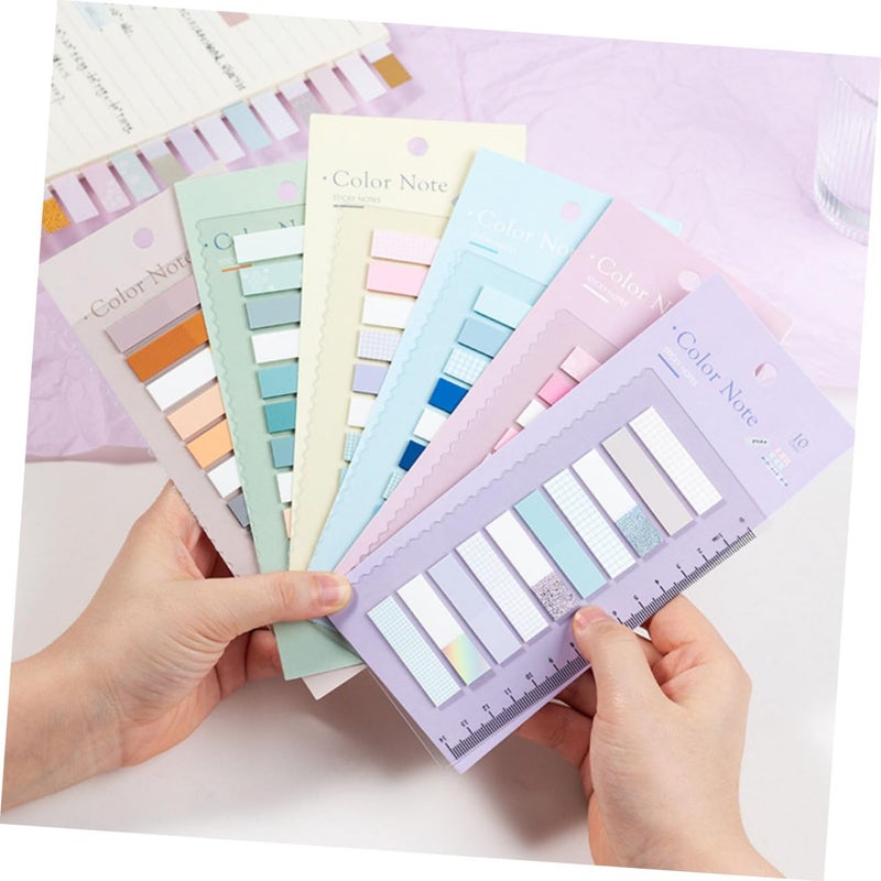 Sticky Page Tabs 6 Sets Bright Color Page Markers for Note Taking Organizing Office School - Image 5
