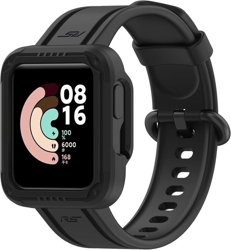 أشرطة معصم بديلة من Disscool لساعة Xiaomi MI Watch Lite، حزام سيليكون ناعم قابل للتعديل مع إبزيم سريع - Image 1