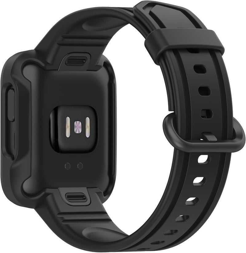 أشرطة معصم بديلة من Disscool لساعة Xiaomi MI Watch Lite، حزام سيليكون ناعم قابل للتعديل مع إبزيم سريع - Image 2