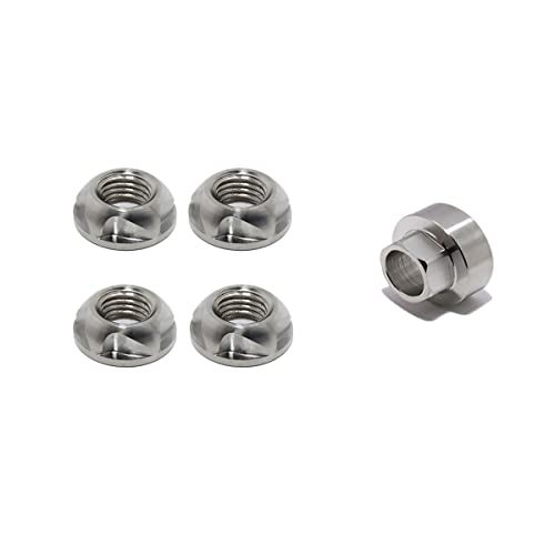 VOSANTU M6 304 Stainless Steel AntiTheft Locking Nuts P10 Security Hardware Kit for Mountain Bike Awning Car Accessories for Styling Light Bar Safety4 Lock 1 Key - Image 1