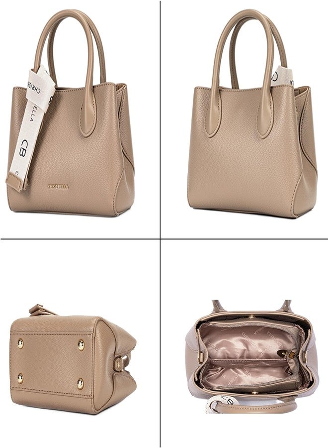 CHRISBELLA Stylish Handbag for Women & Girls - Faux Leather Fashionable Shoulder Sling - Ladies Crossbody Bags and Adjustable Strap (Coffee) - Image 3
