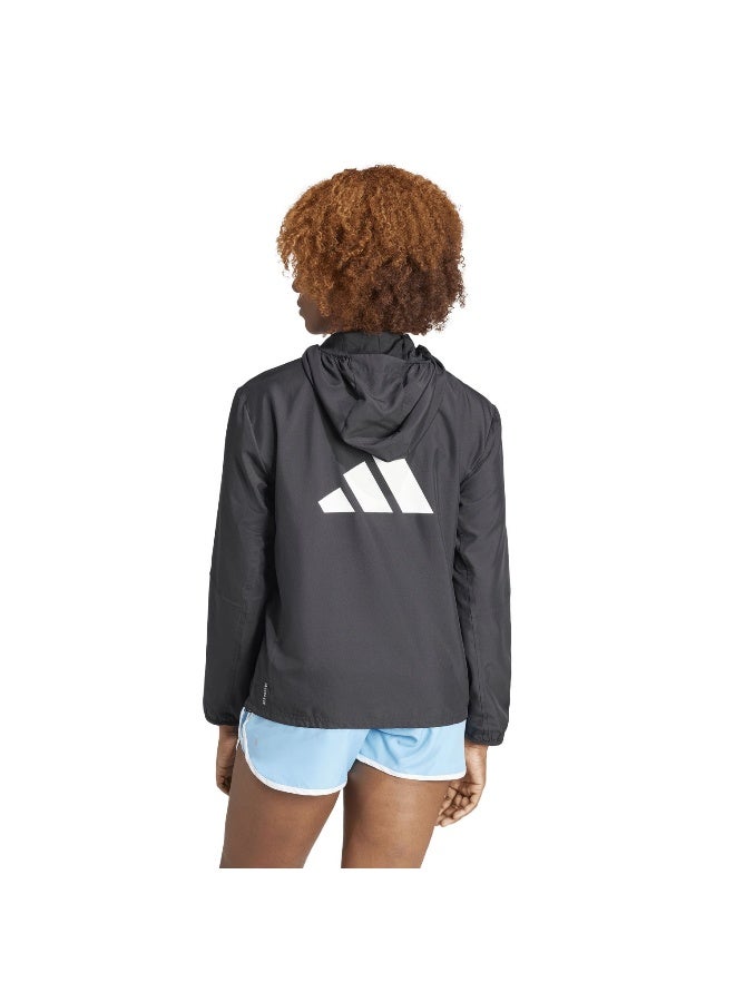 Adidas Run It Jacket Black Running Jackets For Women XS  - Image 3