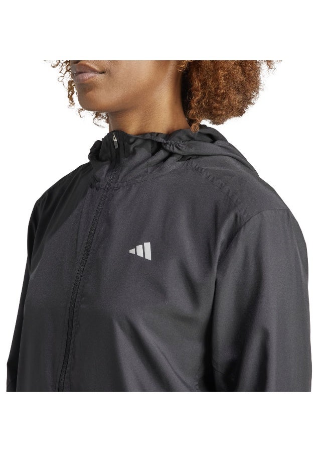 Adidas Run It Jacket Black Running Jackets For Women XS  - Image 5