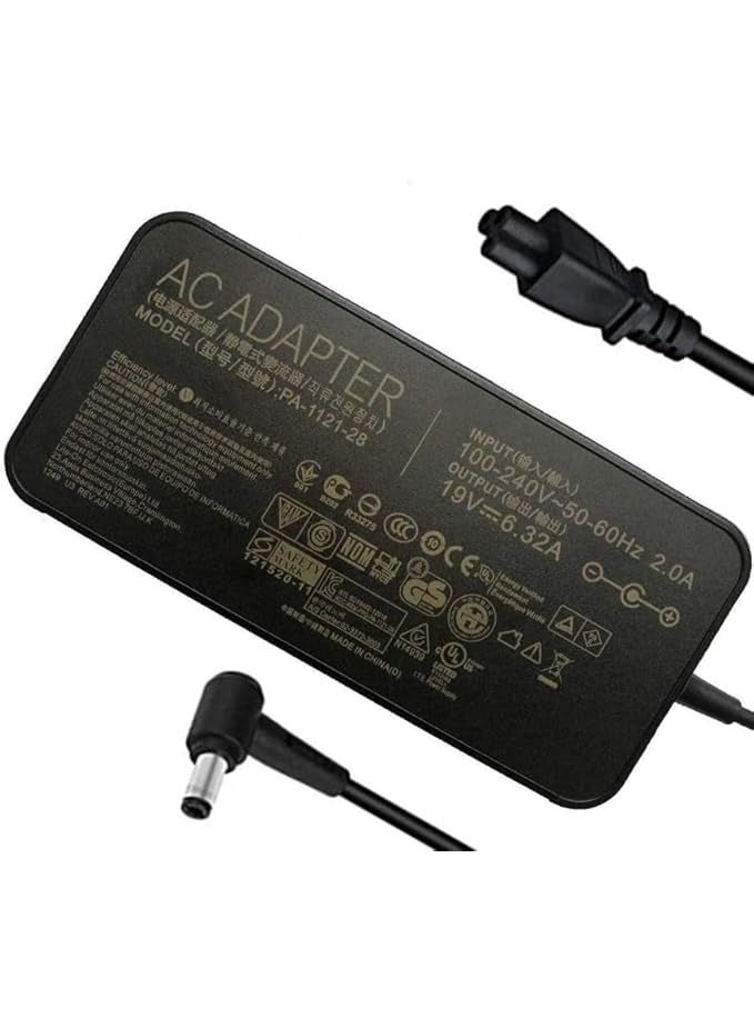 Terabyte Asus 19V 6.32A charger 120w Ac adapter PA-1121-28 Compatible for ZenBook Pro UX501 UX501 4.5 * 3.0mm - Image 2