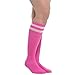 Amscan Pink Striped High Knee Socks for Women One Size 1 Pair Soft and Washable Striped Socks Perfect Costume Accessory for Cosplays Everyday Wear Sports Fashion - Image 2
